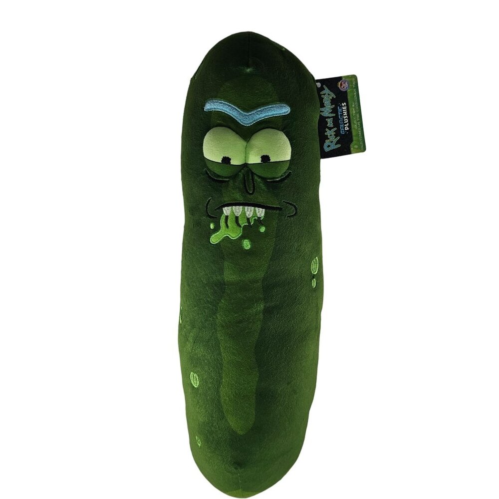 Rick And Morty Galactic Plushies Pickle Rick 18" NWT